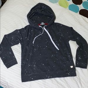 Forever 21 Paint Splatter Pocket Hoodie Medium